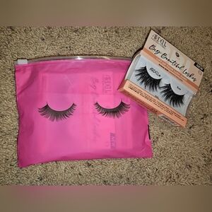 3 pair eyelashes with reusable eyelash bag